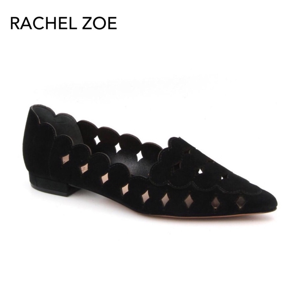 RACHEL ZOE cutout flat shoes